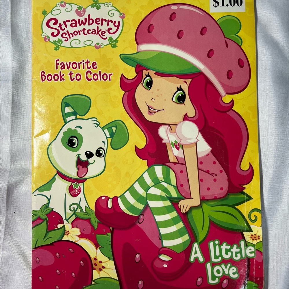 Strawberry Shortcake A Little Love Coloring Book 2009 Activity Y2K Kids